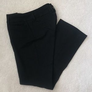 Black Columnist Boot Cut Dress Pants
